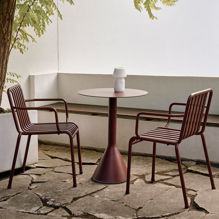 Hay Palissade Dining Armchair -, ijzerrood