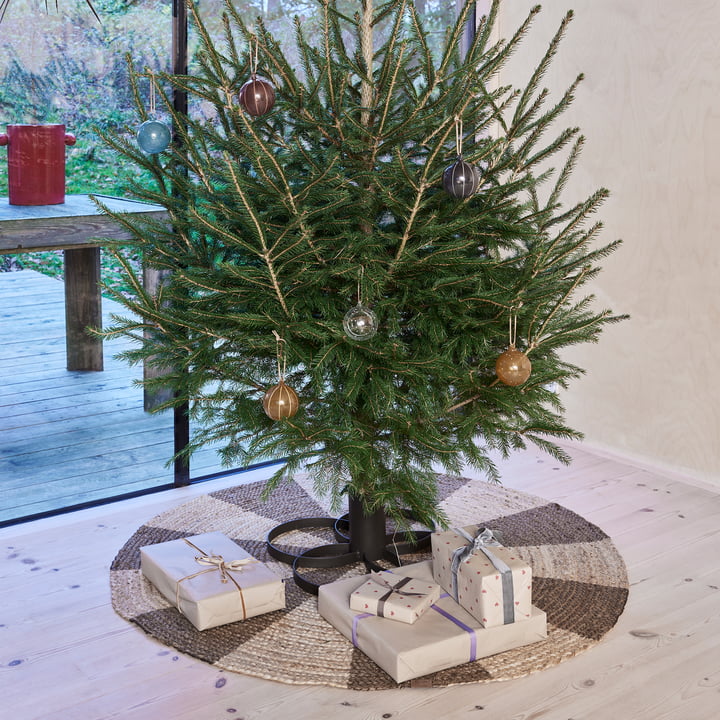 OYOY - Rond kerstboomkleed, Ø 120 cm, naturel