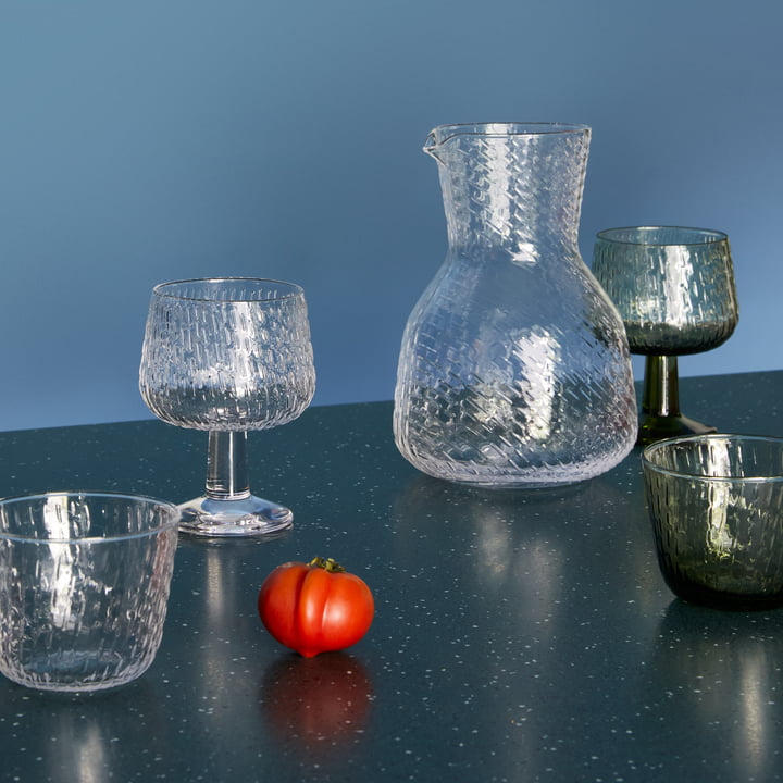 Syksy Glas, wijnglas, karaf van Marimekko