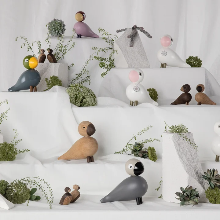 Songbird Love Charity van Kay Bojesen in de wit/roze versie