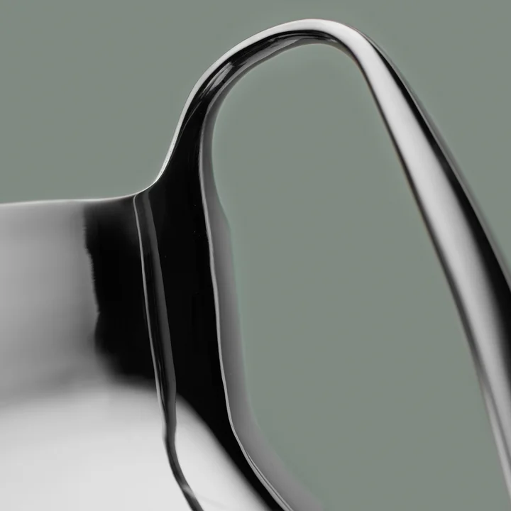 Gense - Dorotea Karaf, h 30 cm, glanzend staal