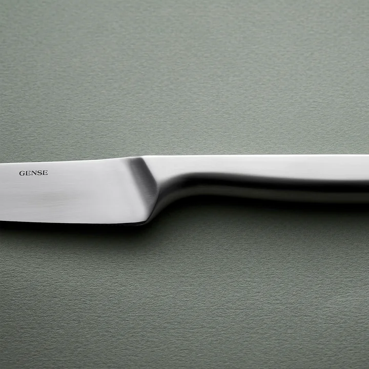 Gense - Norm Steakmes, mat staal (set van 4)