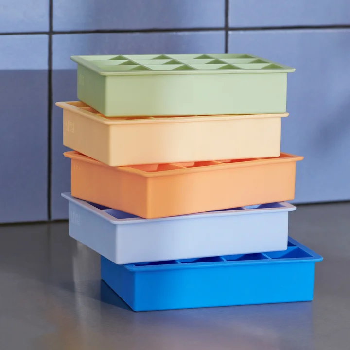 Siliconen ijsblokjesmaker rechthoekig XL van HAY