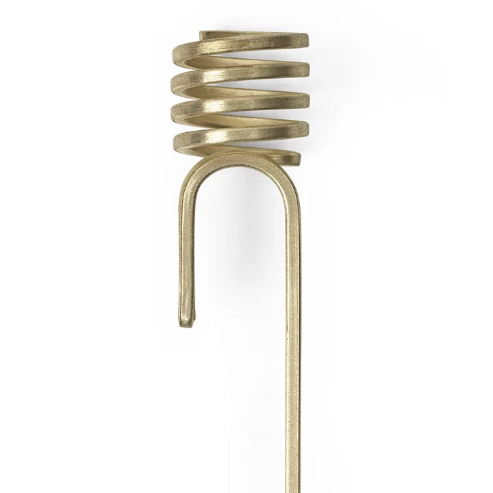 Forest Kerstboomkandelaar van Ferm Living in de kleur messing (set van 4)