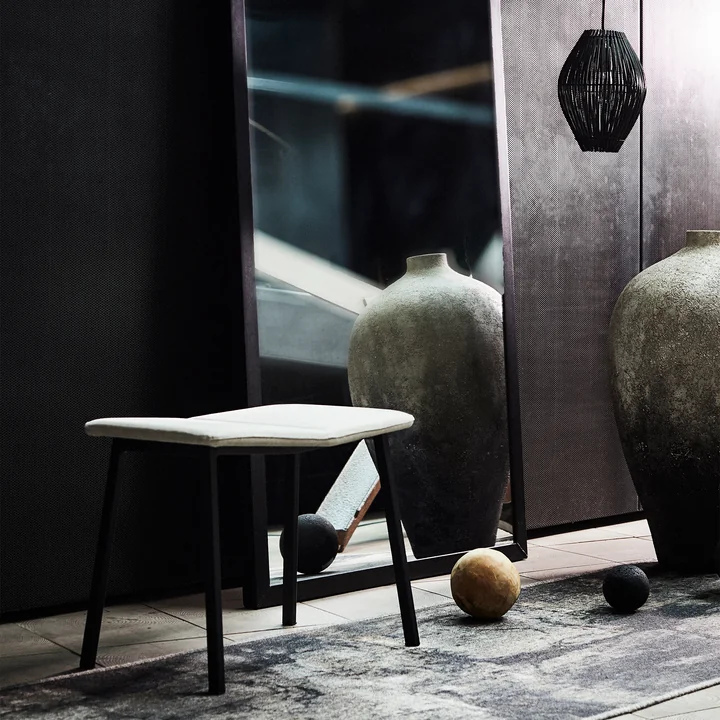 Muubs - Chamfer Kruk, zwart / woestijn, Washington wandspiegel