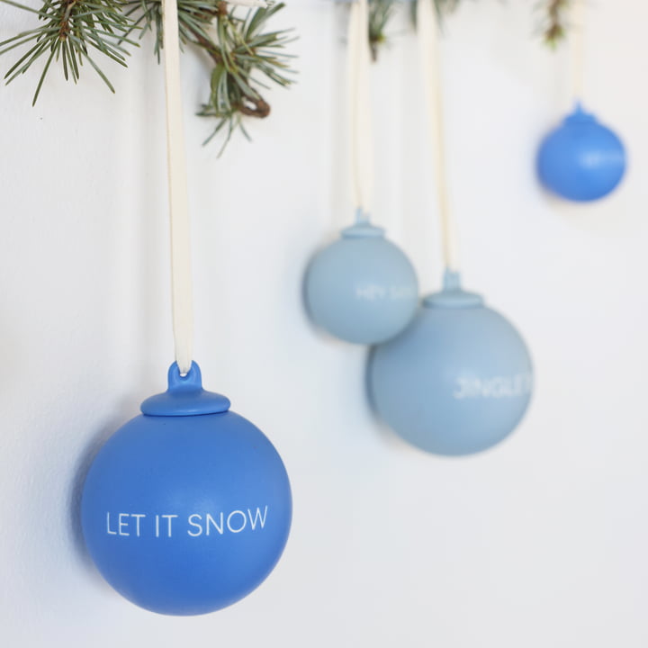 Design-Letters-X-MAS-Stories-Decoratie-Anhaenger-4-cm-kobalt-blauw-lichtblauw-Set-A1