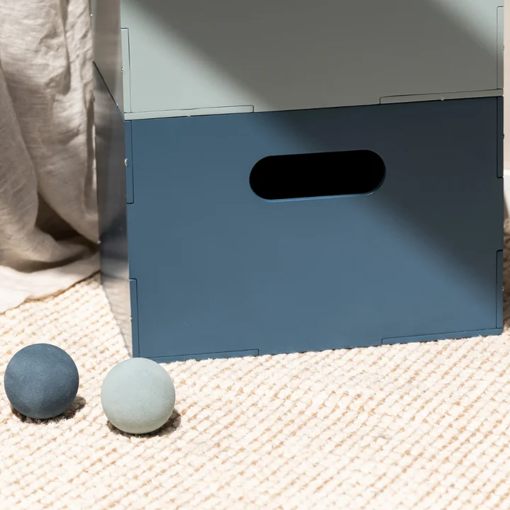 Nofred - Opbergdoos, 33,5 x 22 x 24 cm, blauw