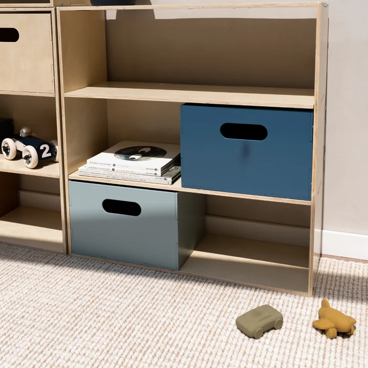 Nofred - Opbergdoos, 33,5 x 22 x 24 cm, blauw