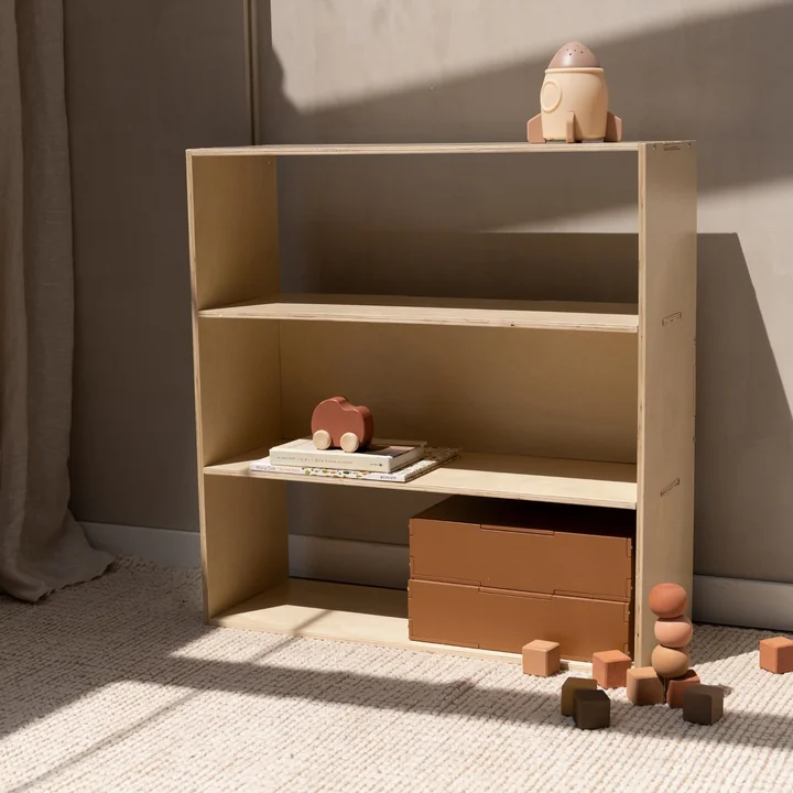 Nofred - Kinderplank, 70 x 73 x 25,5 cm, natuurlijk berkenhout