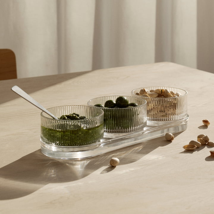 Stelton - Pilastro Tapas set, helder