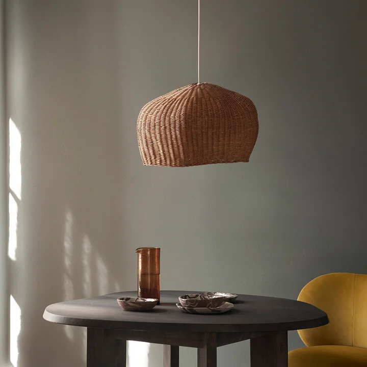 Ferm Living - Drape lampenkap M, Natuur