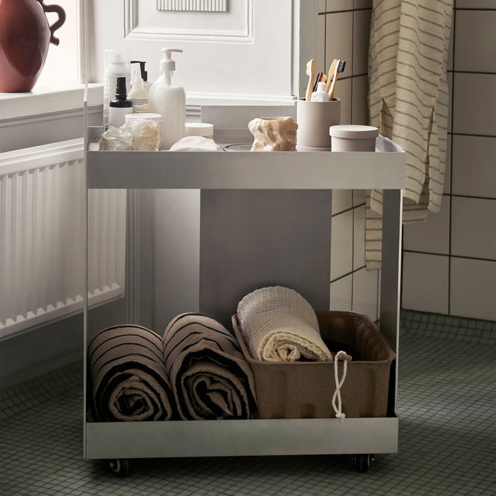 Lager Trolley, Aluminium by ferm Living