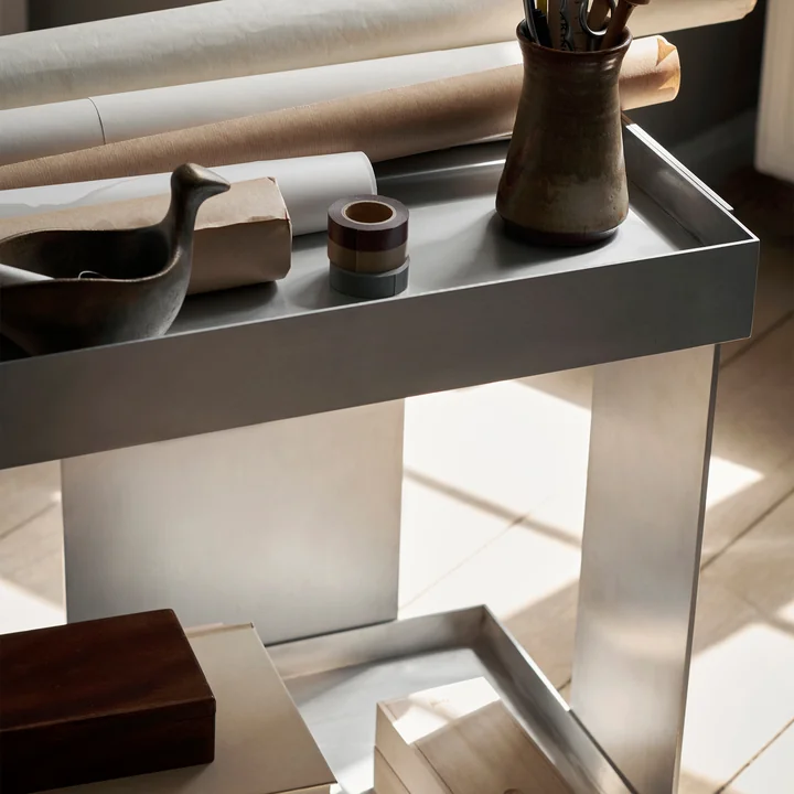 Lager Trolley, Aluminium by Ferm Living