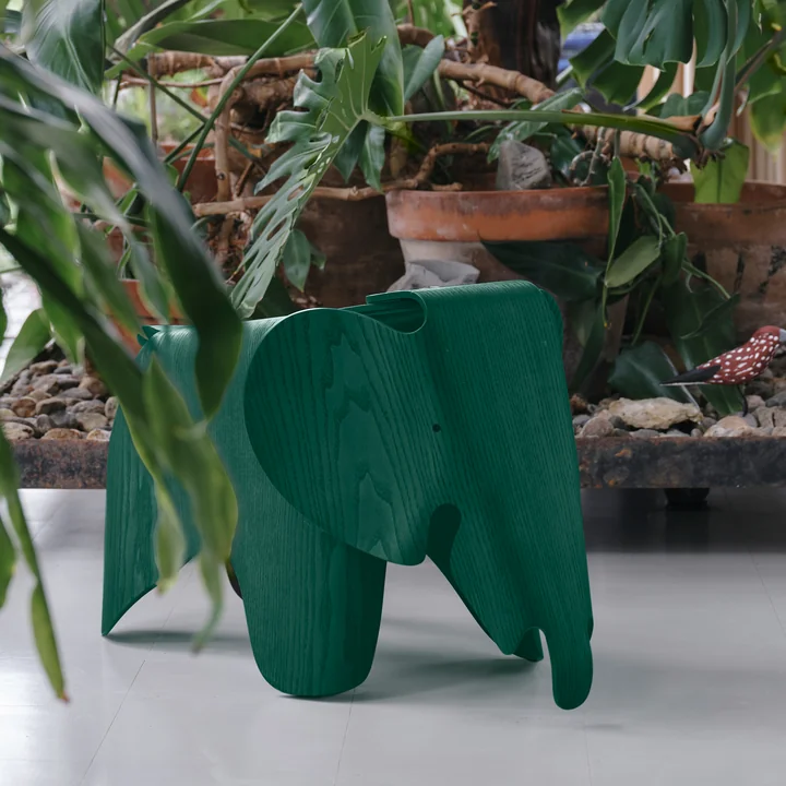 Vitra - Eames Elephant Multiplex, donkergroen (Eames Special Collection 2023)