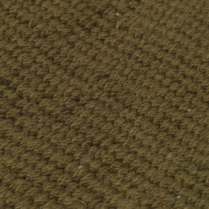 Ferm Living - Block Loper, olijf / natuur