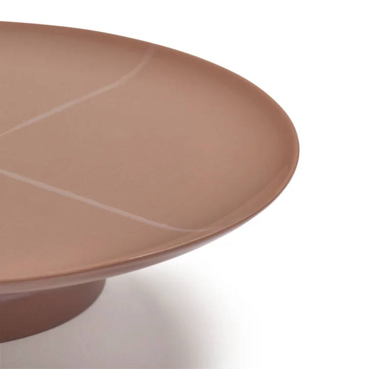 Zuma Taartbord van Kelly Wearstler, Ø 33 cm, Sienna / crème oranje van Serax