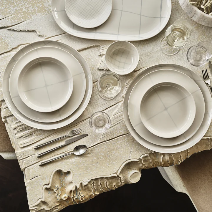 Zuma Borden en kommen, Zout / wit per Serax