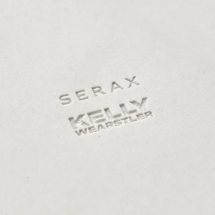 Zuma Diep bord van Kelly Wearstler, Zout / wit van Serax