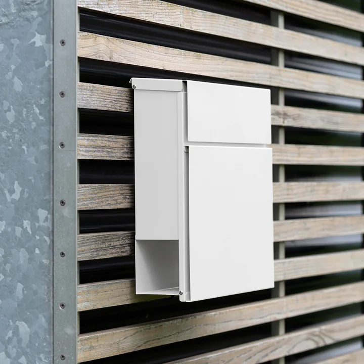 Brievenbus Letterman VI met krantenrol van Radius Design