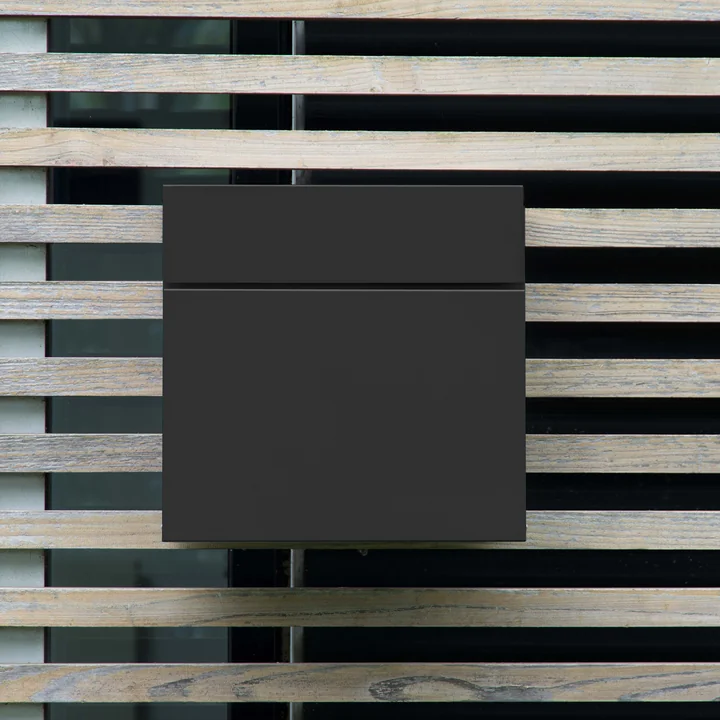 Brievenbus Letterman VI met krantenrol van Radius Design