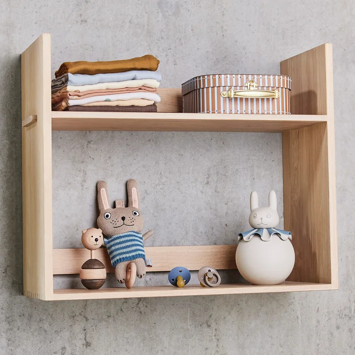 OYOY - Konijn nachtlampje, gebroken wit / blauw