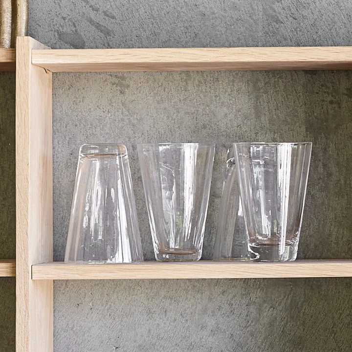 OYOY - Yuka Groove Drinkglas, helder