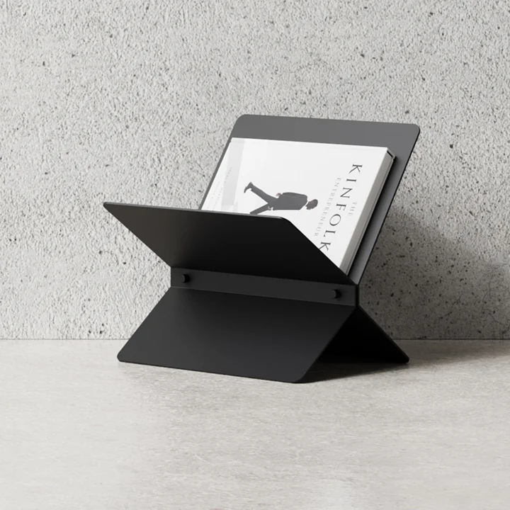 Tijdschriftenrek, zwart van Nichba Design