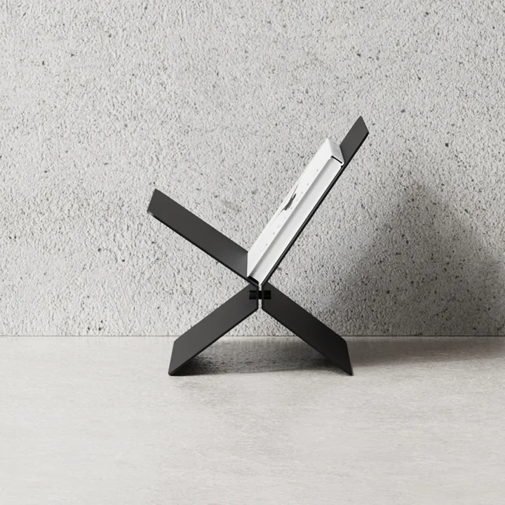 Tijdschriftenrek, zwart van Nichba Design