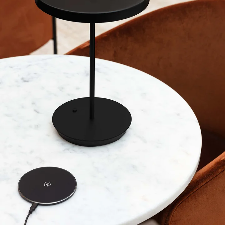 Asteria Move LED Tafellamp V2, H 30,6 cm, zwart / zwart (speciale editie) by Umage