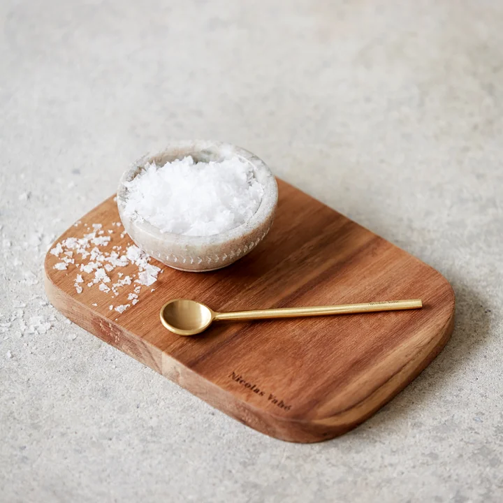 Butter Snijplank, naturel acacia (set van 4) van Nicolas Vahé