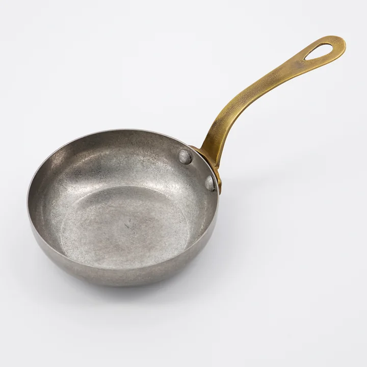 Nicolas Vahé - Presentation Mini koekenpan, geborsteld roestvrij staal (set van 2)