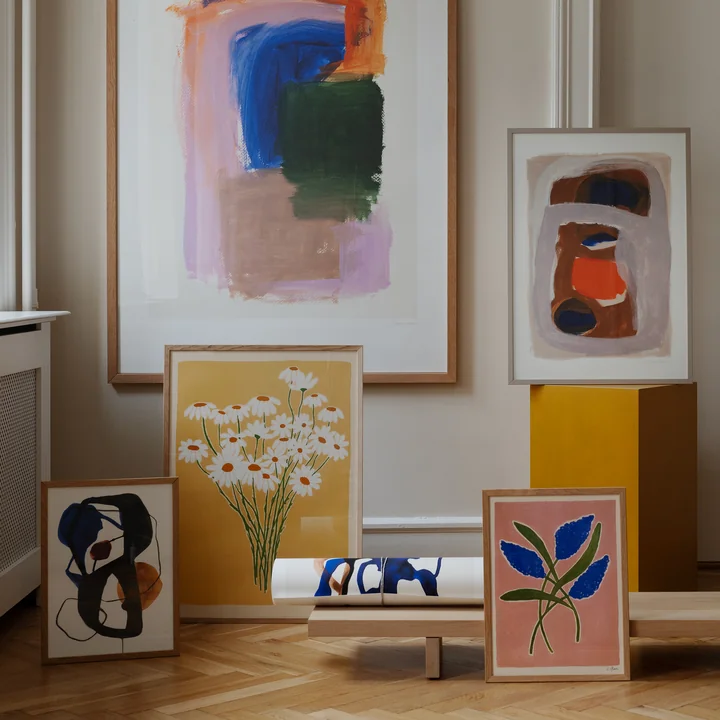 Daisies door Carla Llanos voor The Poster Club