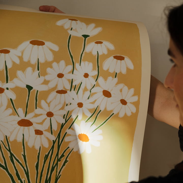 Daisies door Carla Llanos voor The Poster Club