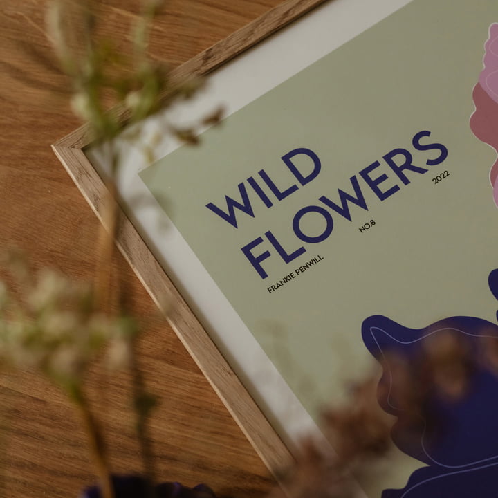 Wild Flowers door Frankie Penwill voor The Poster Club