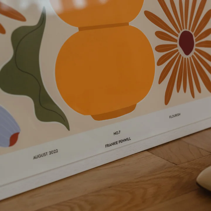 Flourish door Frankie Penwill voor The Poster Club