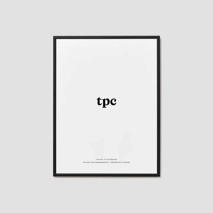 Fotolijst aluminium zwart voor The Poster Club