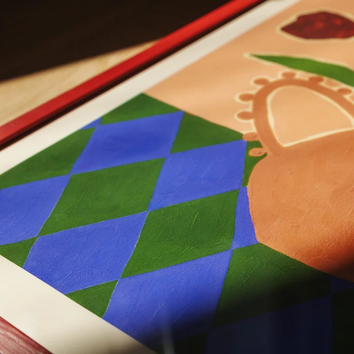 Red Tulips door Carla Llanos voor De Poster Club