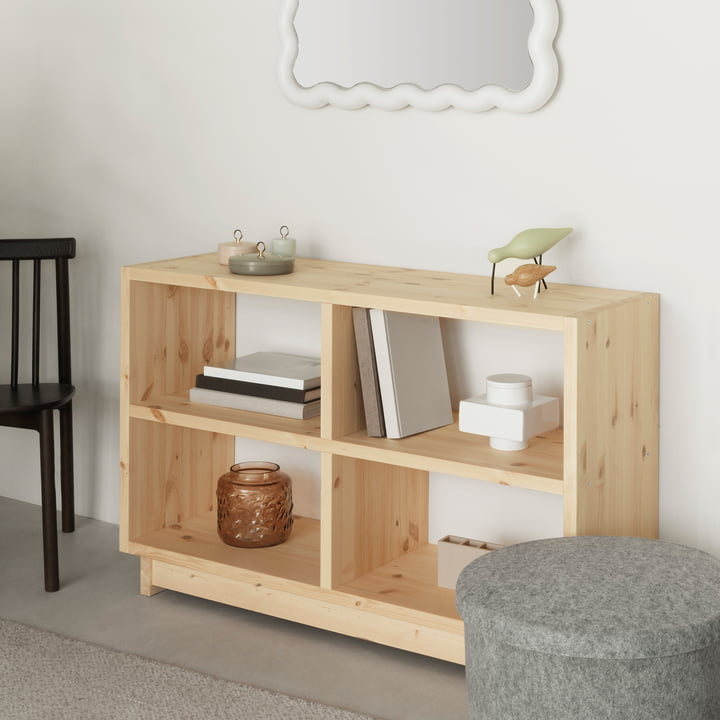 Plank Boekenplank, medium, grenen van Normann Copenhagen