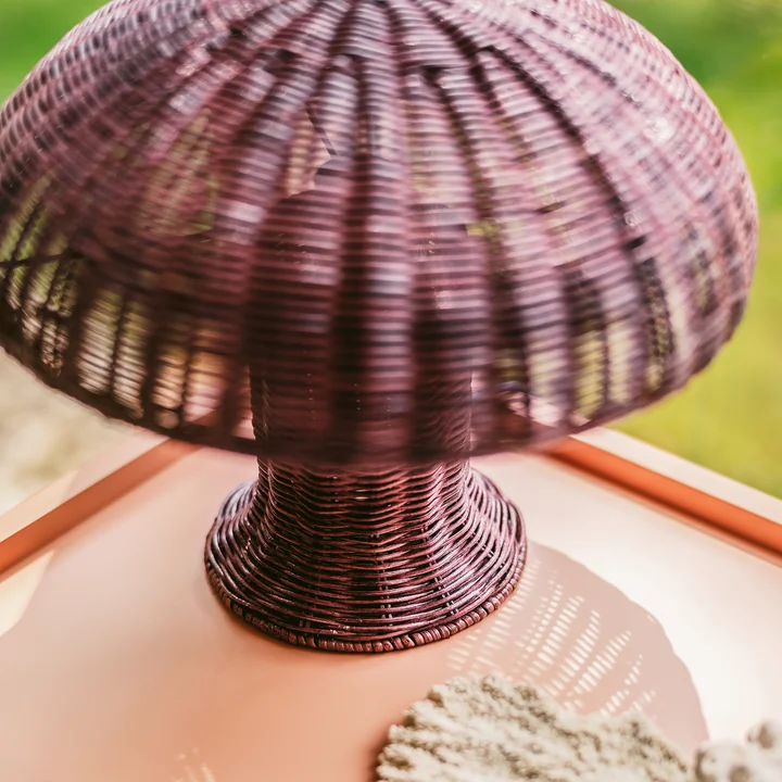 Rotan tafellamp van HKliving