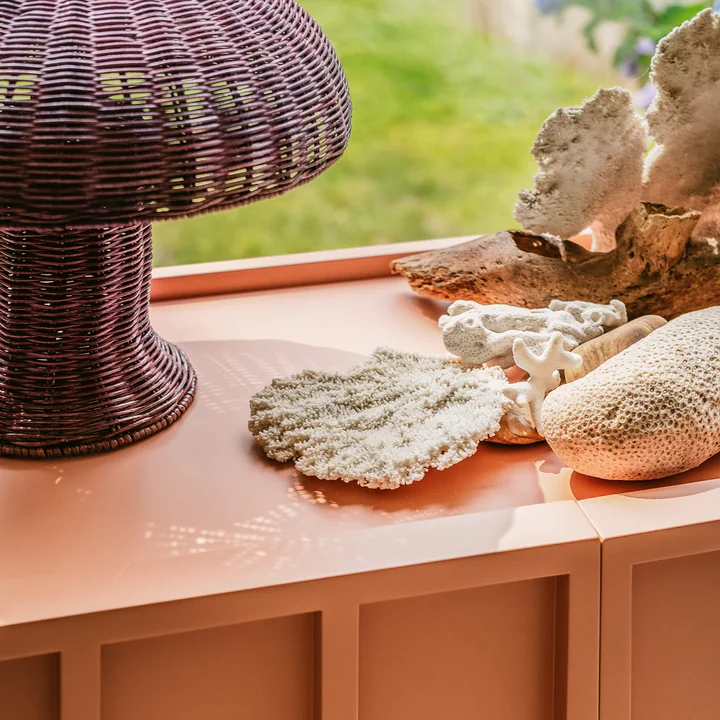 Rotan tafellamp van HKliving