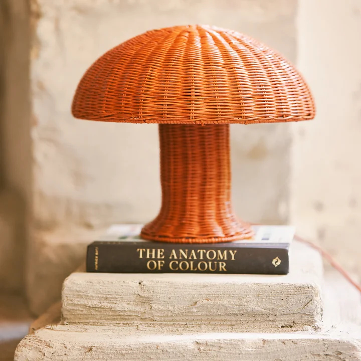 Rotan tafellamp van HKliving