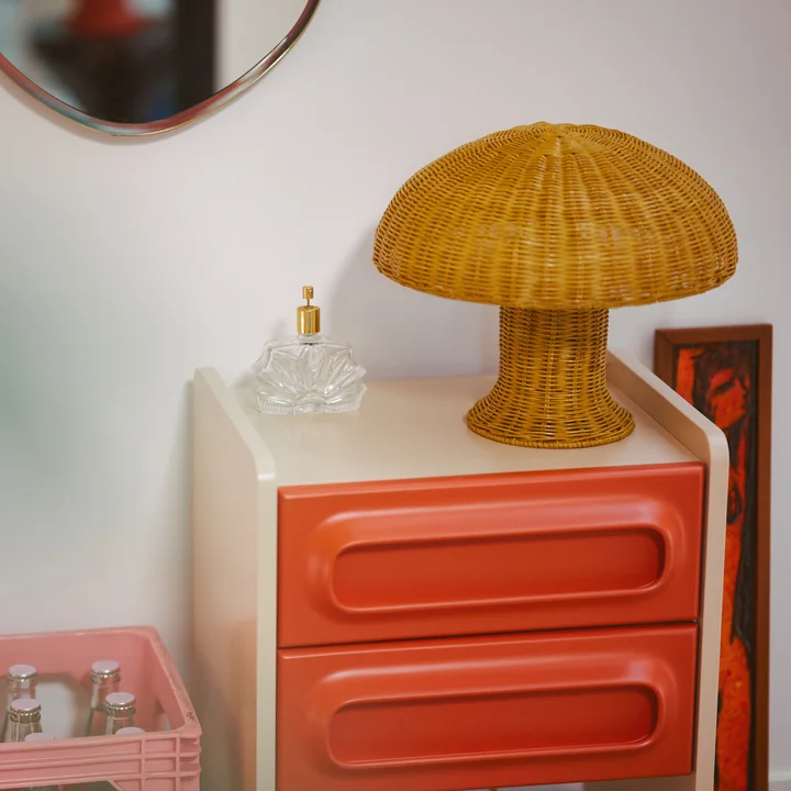 Rotan tafellamp van HKliving