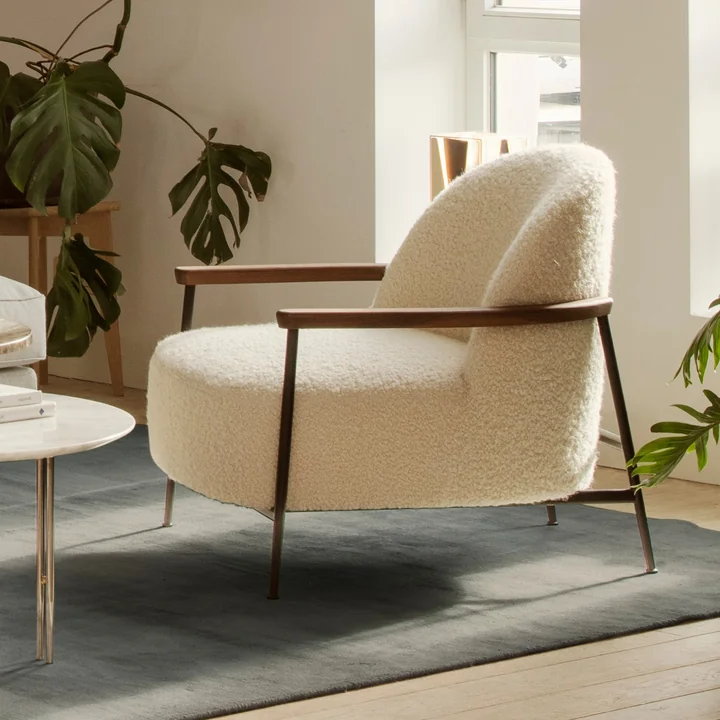 Gubi - Sejour Lounge Chair met armleuningen