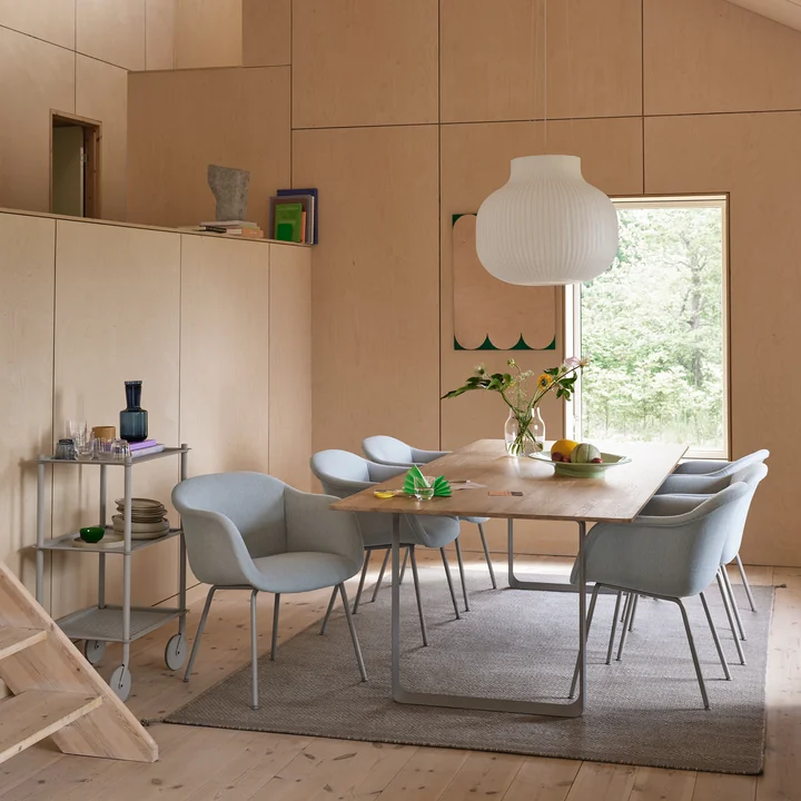 Slechts kom en Ply Rug van Muuto