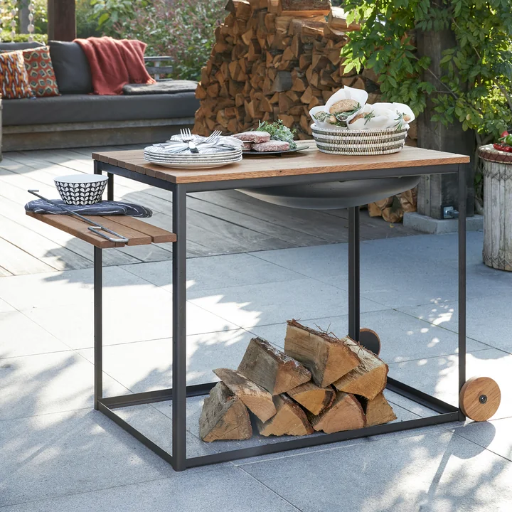 Konstantin Slawinski Slide - Tafelblad en wielen voor rooster