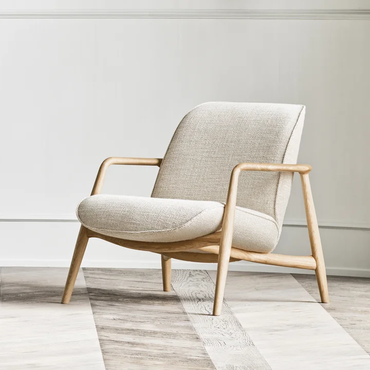 Bowie Fauteuil, geolied eikenhout van Boila