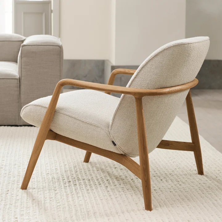 Bowie Fauteuil, geolied eikenhout van Bolia