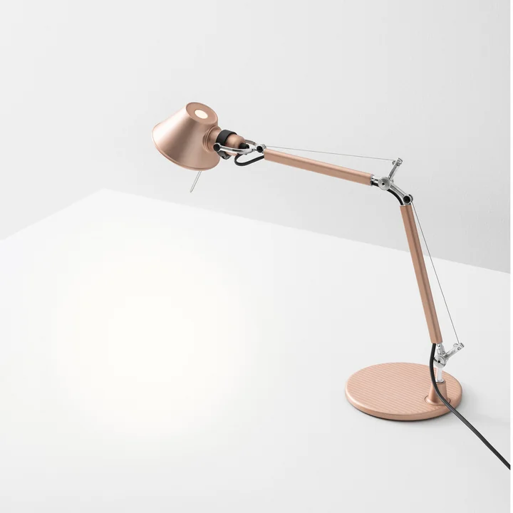 Artemide - Tolomeo Micro Tafellamp, koperlook (kersteditie 2023)
