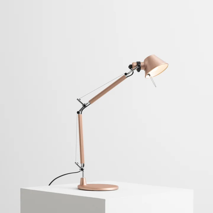 Artemide - Tolomeo Micro Tafellamp, koperlook (kersteditie 2023)