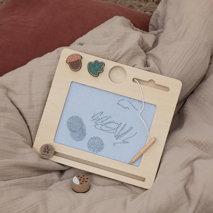 Magnetisch houten tekenbord van Sebra